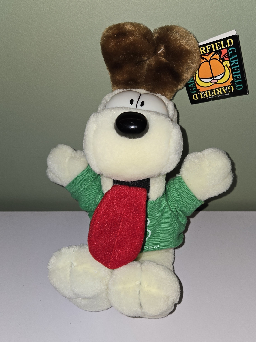 Vintage Odie Plush 4-H Club Green Shirt Garfield NWT Mint Collector Quality
